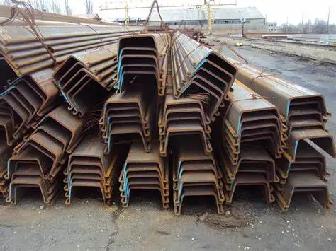 Стальной лист сваи блокирующий Z типа U En10249 S355jr S355j0 S355j2h