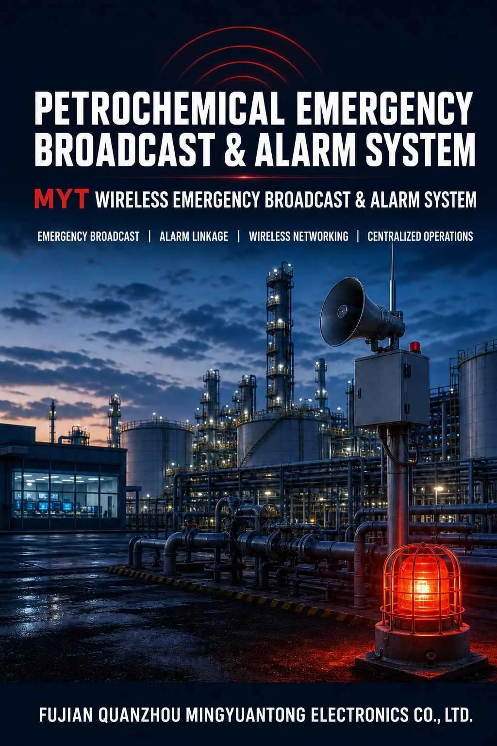 Petrochemical Emergency Broadcast & Alarm System