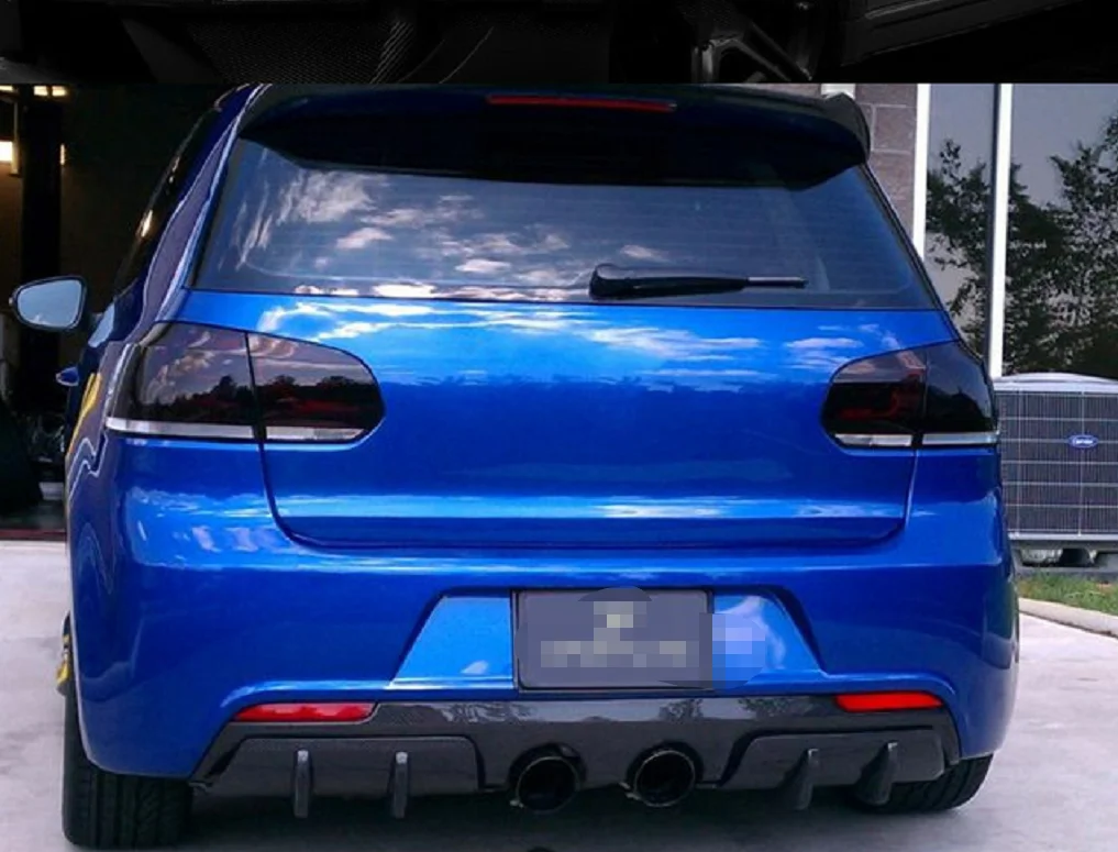 Mk6 Golf Rear Diffuser Oem Style Carbon Fiber Rear Diffuser For Vw Golf Mk6 Gti R Mk7 Mk7.5 ...