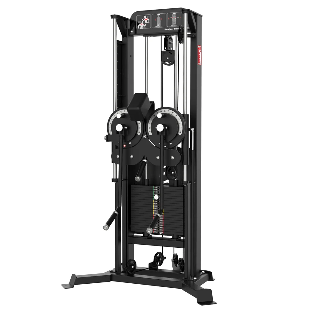 【やまさん】coreblack stylish black家庭用トレーニングジム GC-5084 Gym Fitness Shoulder Back Lateral Raise Multi-Flight
