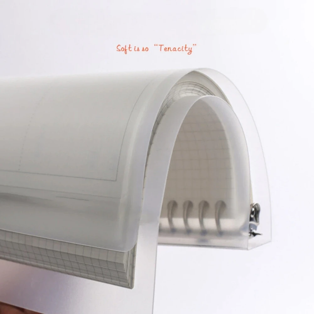 Plastic PP Cover Notebooks A5 B5 PP Plastic Hardcover Lose-Leaf Replaceable Paper Ring Bound Notebook Supplier From Vietnam