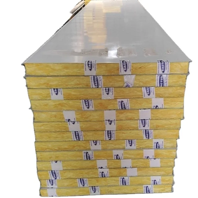 Glass Wool Sandwich Panels Sound Proof Noise Absorb Used Glass Wool