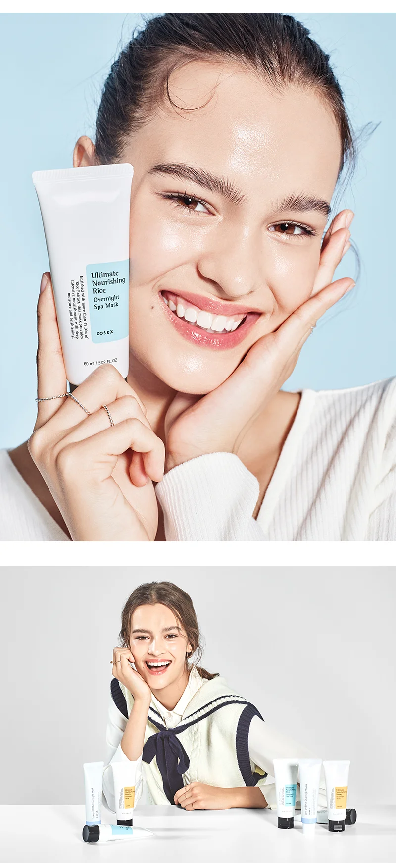 Cosrx Ultimate Nourishing Rice Overnight Spa Mask Rice Extract 68 And