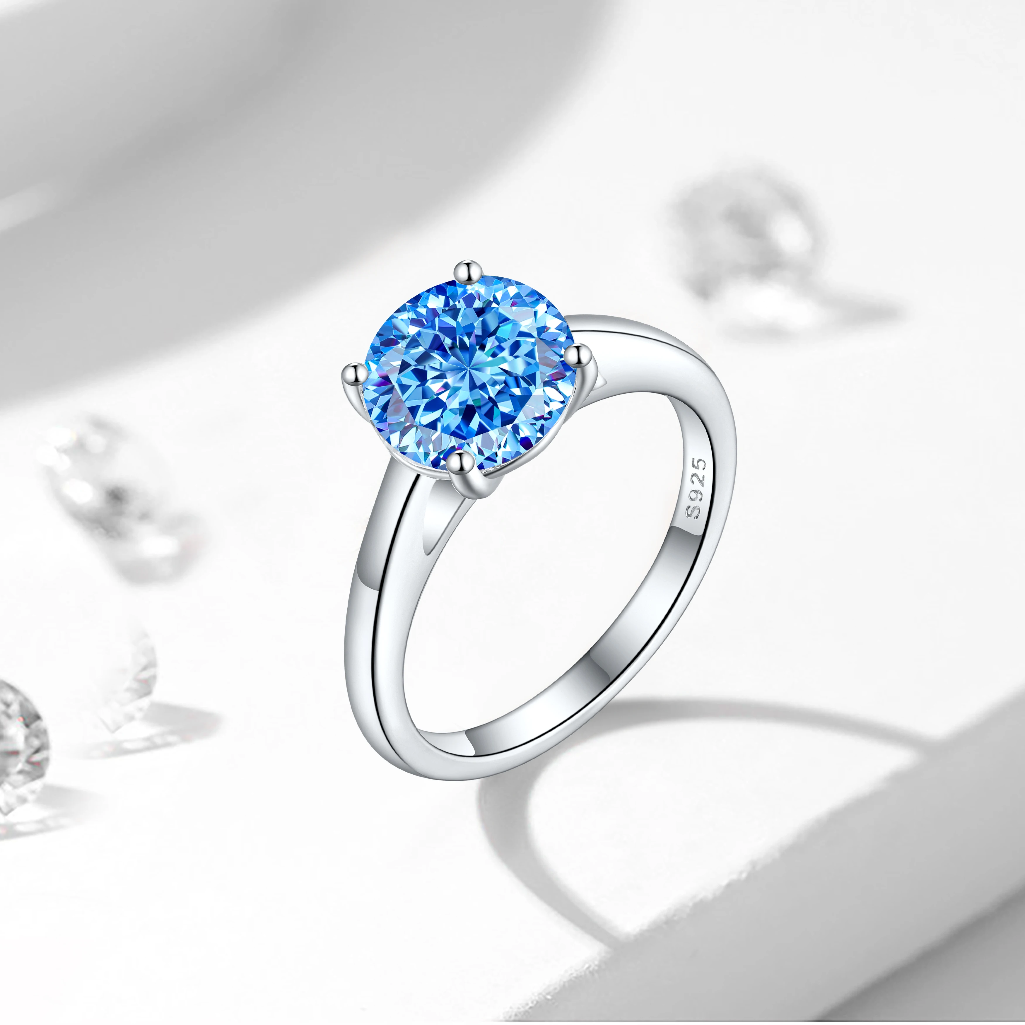 Anillos simples de Plata de Ley 925 para mujer, venta al por mayor