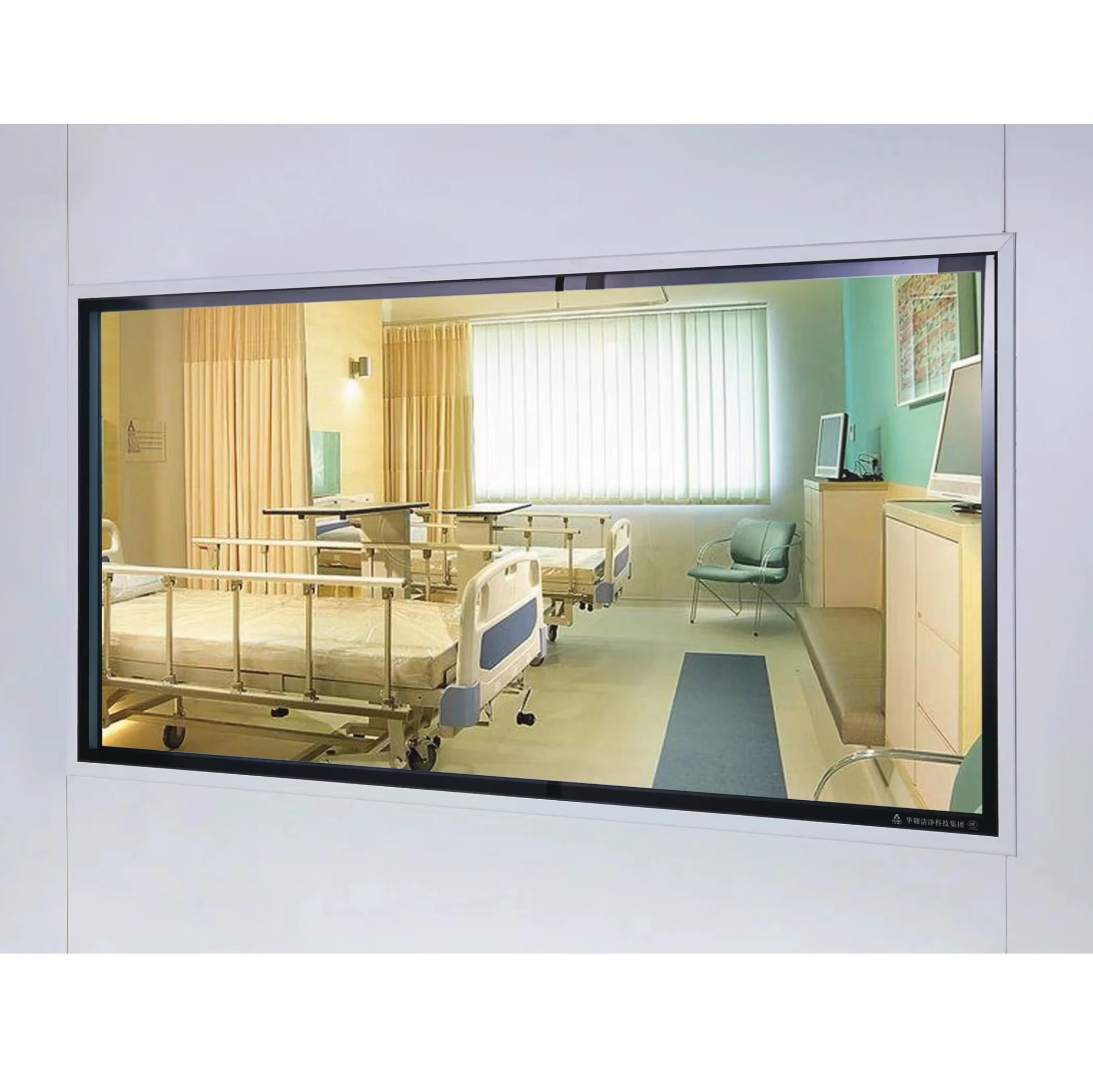 modular cleanroom window Tempered glass Aluminum Alloy Windows