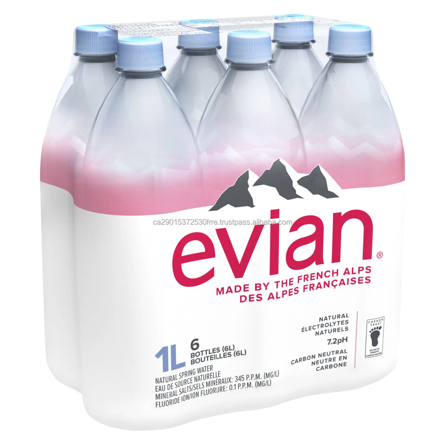 Evian Natural Spring Water (1.5l / 12pk),Prices For Evian Wholesale