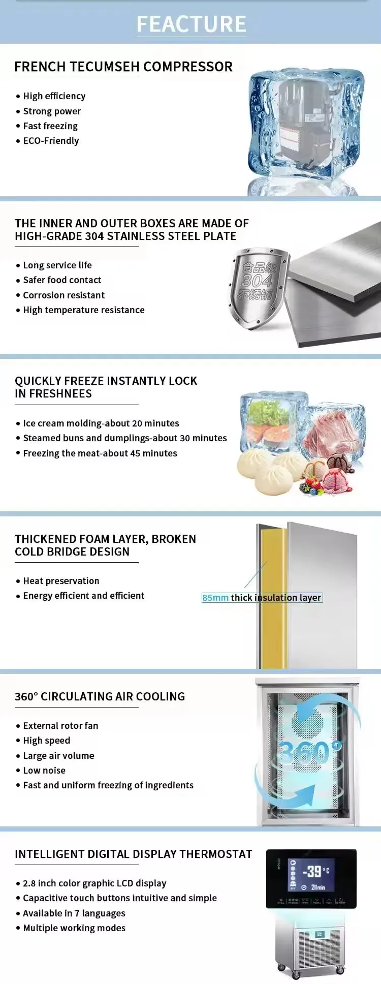 Blast Freezer, Electric, R404A - detail 24