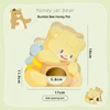Bear hides in a honey pot