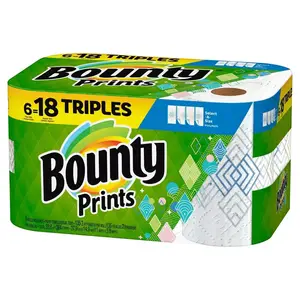 Bounty Select-A-Size White Paper Towels 10 Triple Rolls = 30 Disposable 3-Ply Toilet Tissue 10 Count Cheap Price