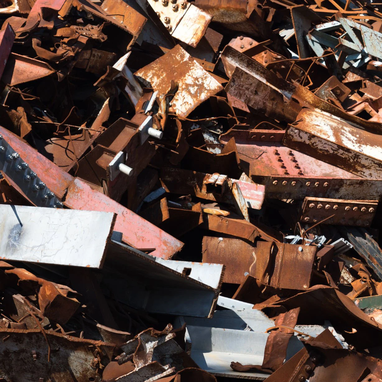 High-Quality HMS 1 & 2 Scrap Metal ISRI 200-206 | 80/20 Rail Scrap, Industrial Steel Scrap | Bulk Scrap Metal Supplier