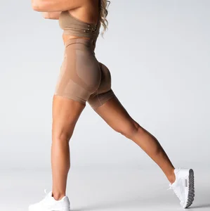 Women Sportswear Fitness Gym Shorts Seamless Running Biker Yoga Shorts Quick Drying Sports Workout Shorts