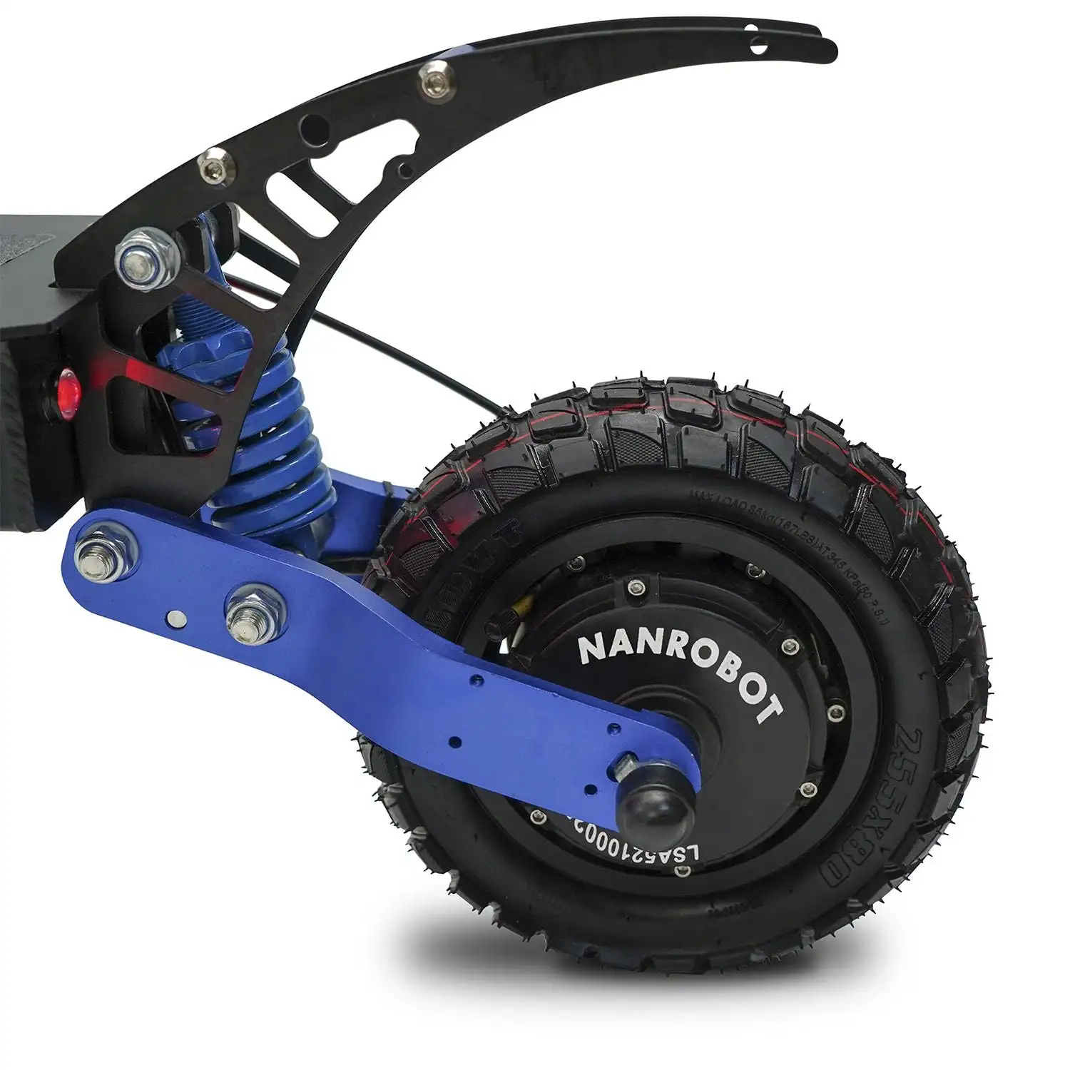 For NANROBOT D4+3.0 Electrical Scooter 10 Inch Tire 1000W Motor Power 50km/h Max Speed 60km Range per Charge 150kg Max Load