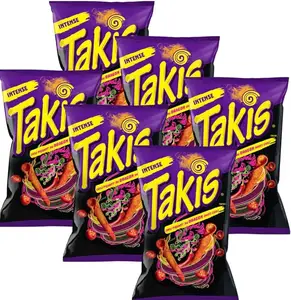 Takis Fuego 70g Rolled Tortilla Chips Hard Texture Spicy Flavor Processed with Potato Content US Sale Packaged Bag
