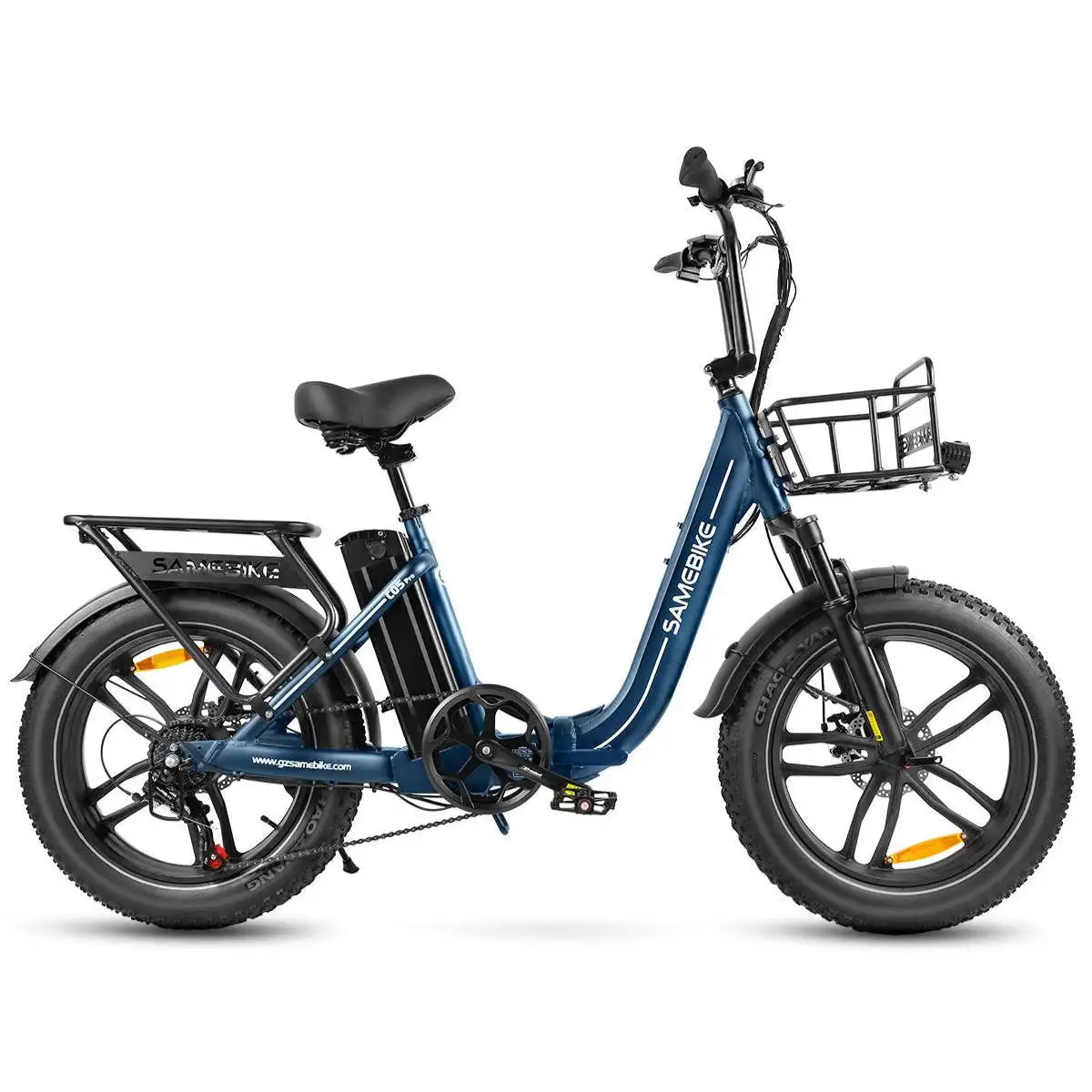 C05 Pro 250W Motor, 15Ah Akkukapazität, 14-Zoll-Falt-Elektro-Citybike mit Fatbike-Reifen, Tiefeinsteiger-Elektro-Faltrad