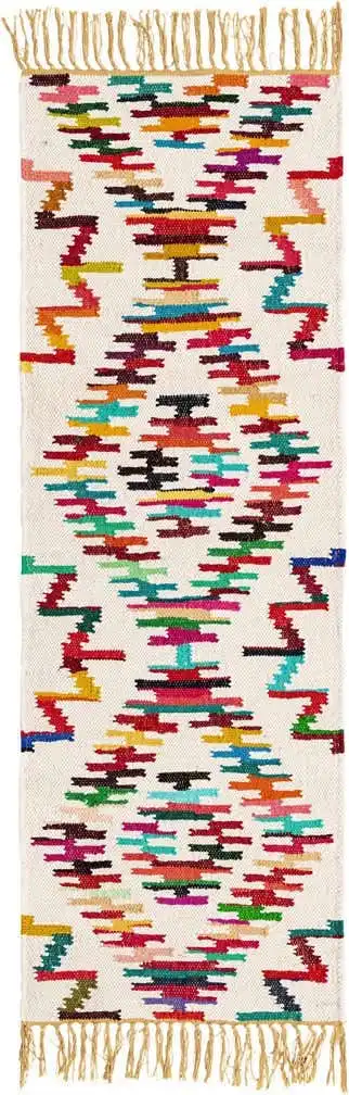 Eco Friendly Indian Dhurrie Rugs Cotton Rugs Chindi Rag Rugs Decorative Bath Mat Living Room Bed Room