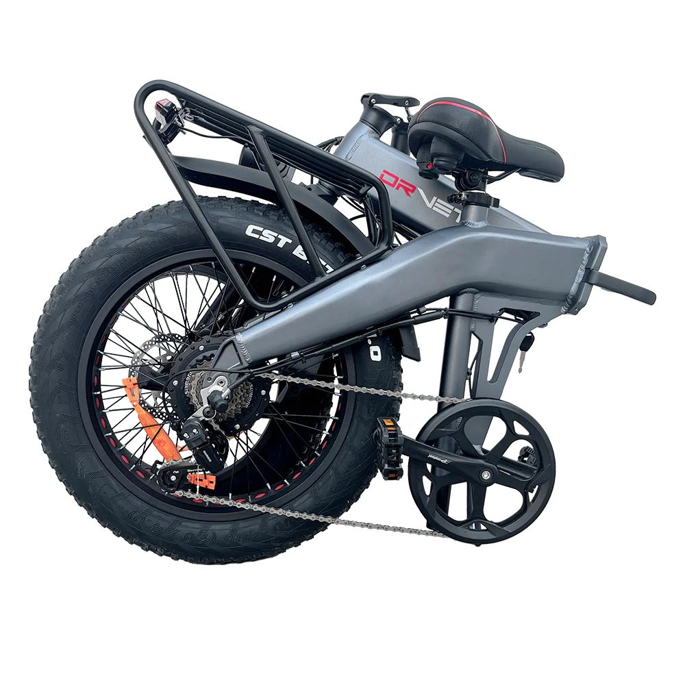 DrveTion BT20 All Terrain 20 Inch 4.0 Fat Tire Electric Road Bike 48V 10AH 750W Aluminum Frame up to 45km/h 60km Range Per Power