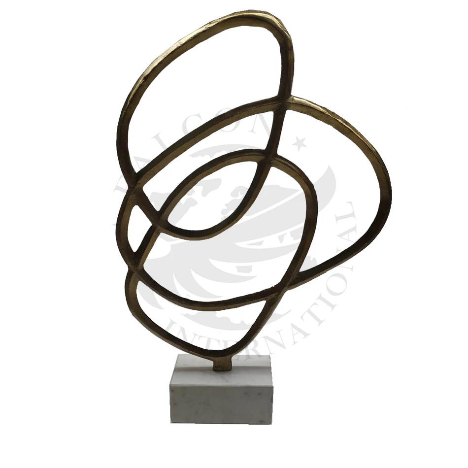 DECORATIVE IRON WIRE GOLD  BALL / METAL SPHERE / TABLE DECORATION
