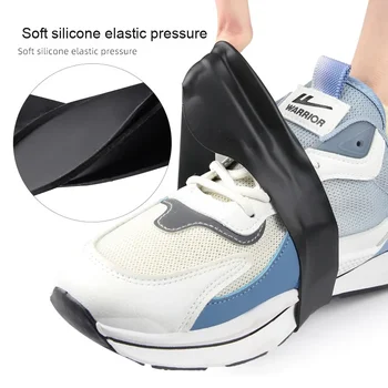 Lot De 8 Couvre-lacets Pour Chaussures De Football - Bande élastique RPET, Empêche Les Lacets De Se Dénouer, Tailles 28-39.5