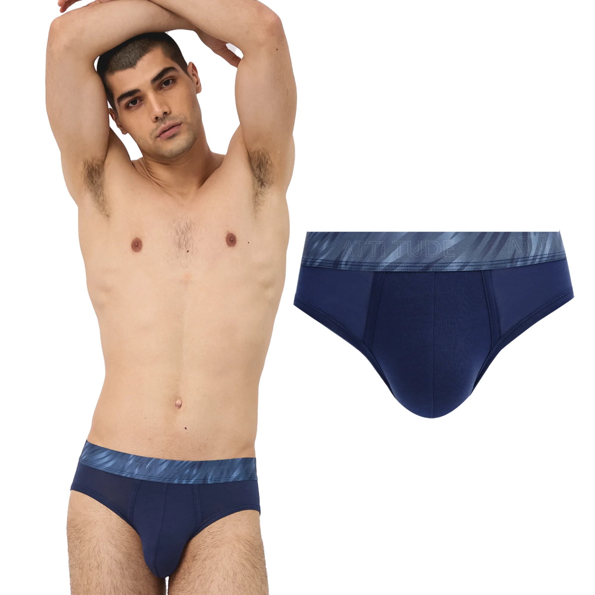 MODAL Mens Microfiber Briefs ATTITUDE