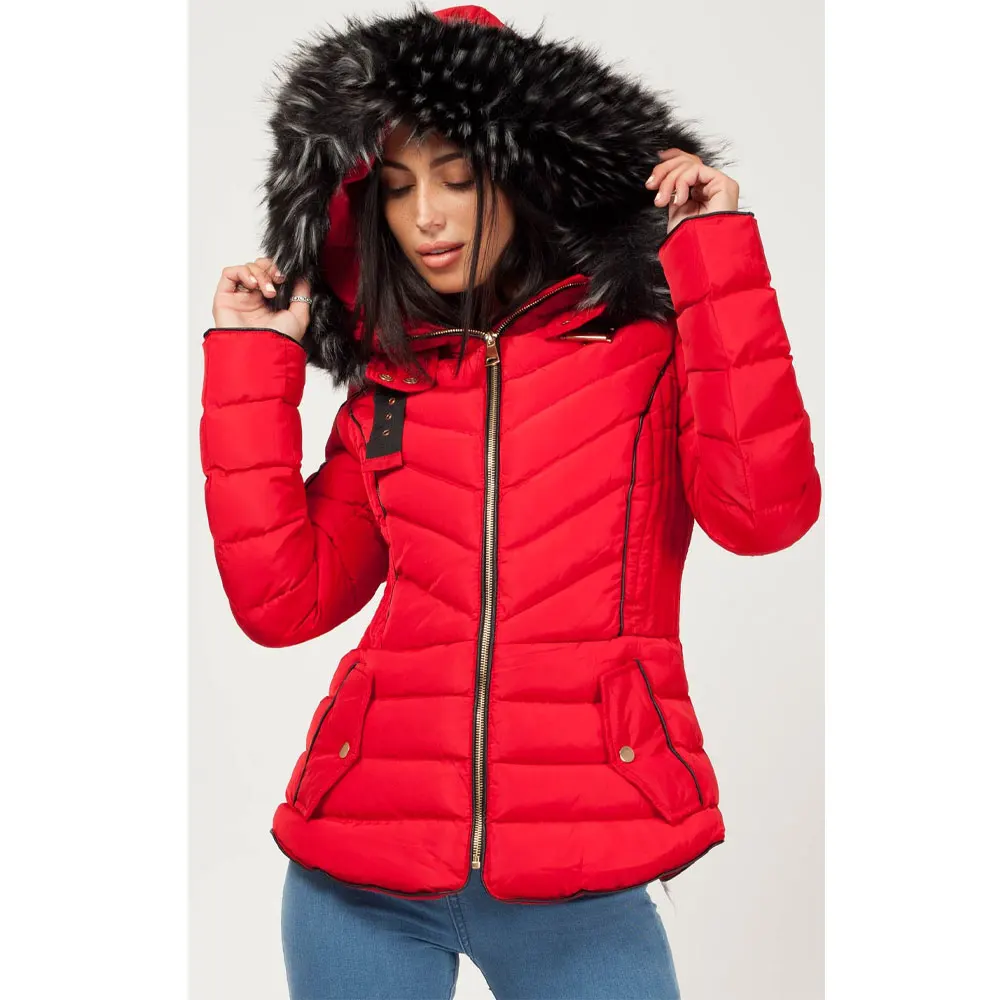 Wholesale Customized Design Women Puffer Jacket Lightweight Windproof ...