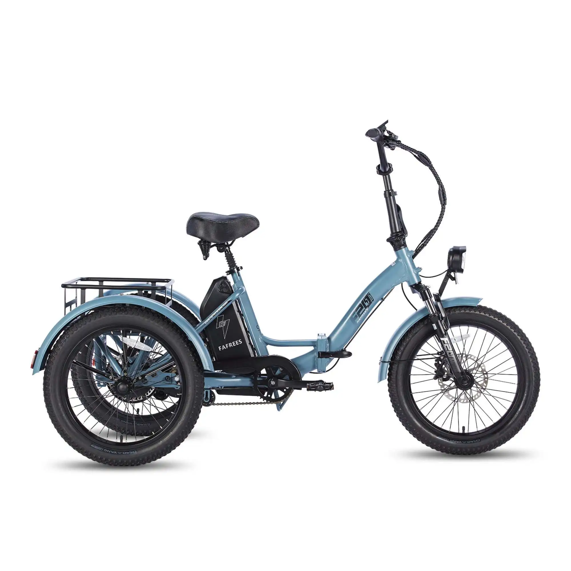 FAFREES F20 Mate 500W Motor Heavy Duty Ebike Electric Cargo Trike 180kg Capacity 110KM Range, Folding Design EU