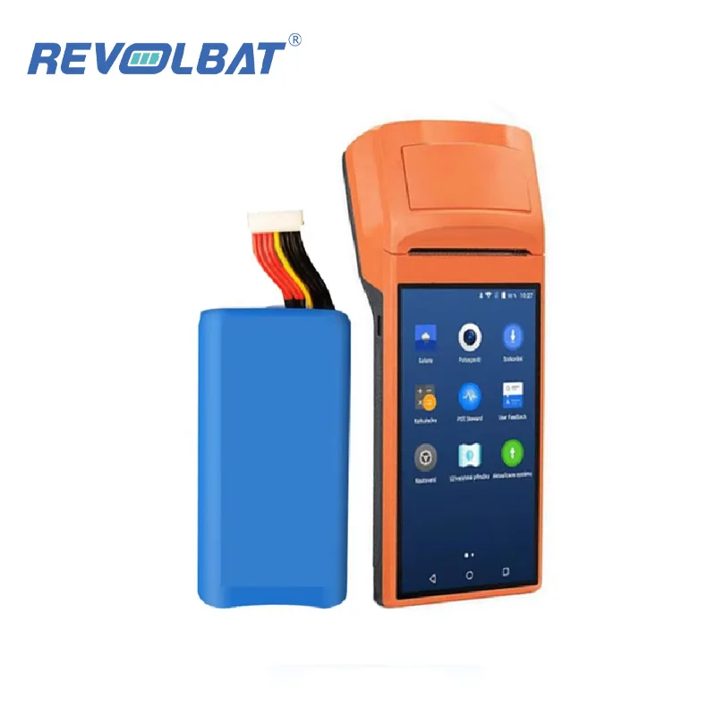 Revolbat 5200mAh Li-ion Battery Pack 3.7V Rechargeable for V1S/P1/W6900 POS Terminal Devices