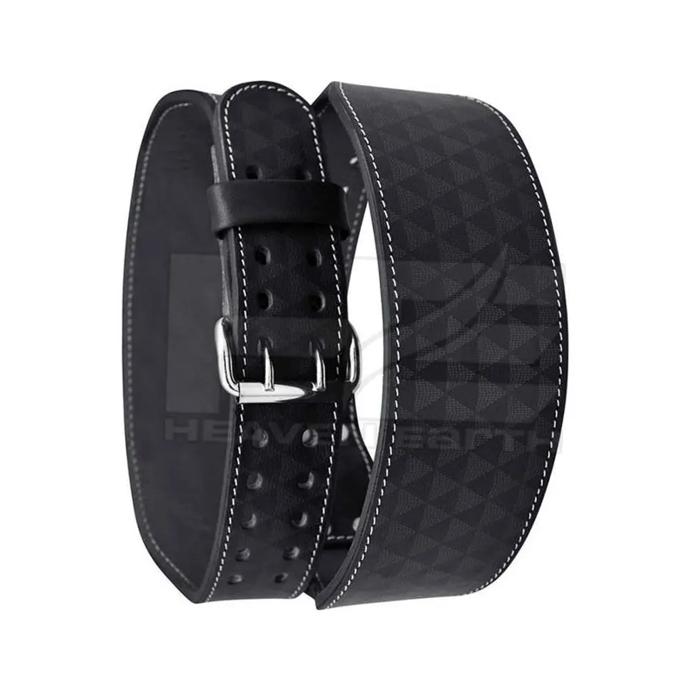 Black Color Real Leather Weightlifting Belts 13mm Thickness Weight Lifting Belt For Fitness