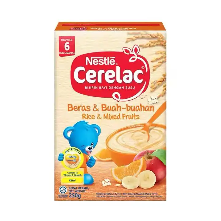 Nestle Cerelac Honey Wheat Baby Rice Mixed Fruit Cereal
