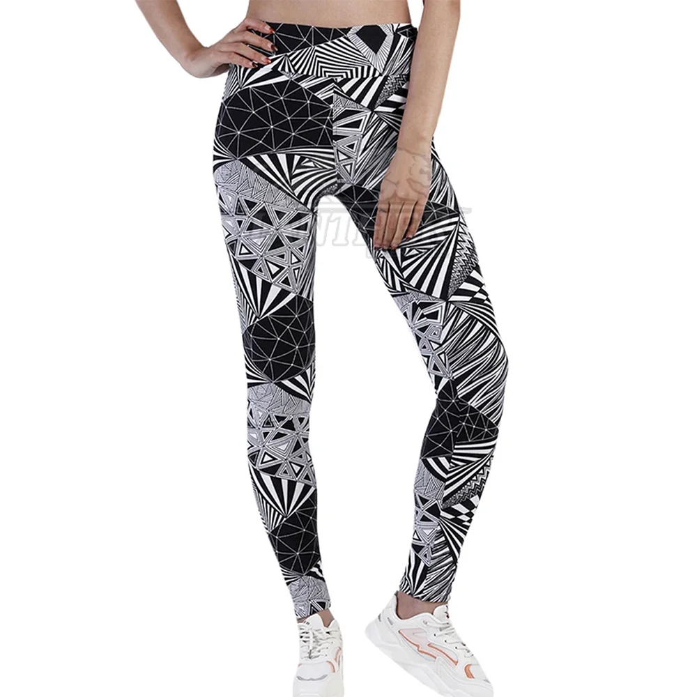 Women Outdoor Elastic Compression Scrunch Back Legging High Waist