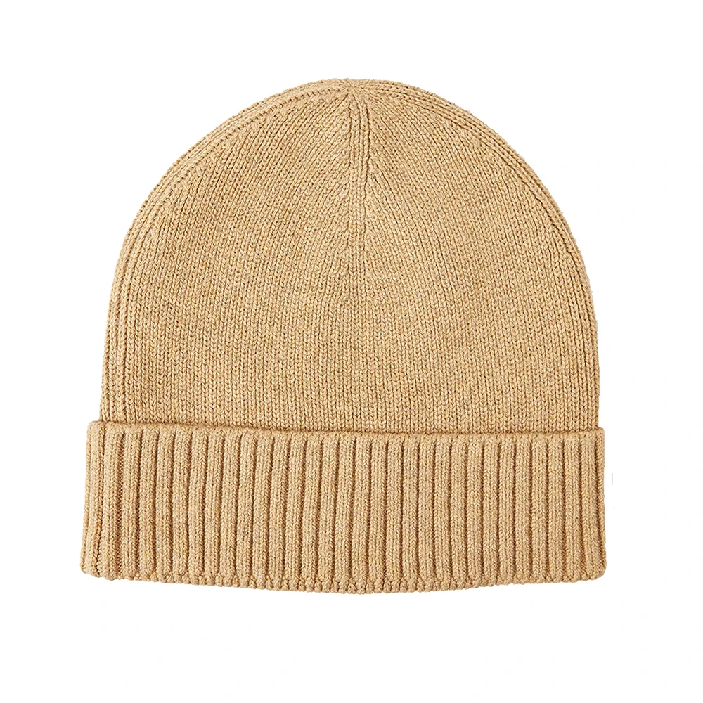 High Quality Wool Ribbed Beanie Hat Logo Winter Knitted Cap for Men Women Warm Outdoor Knit Beanie Hat