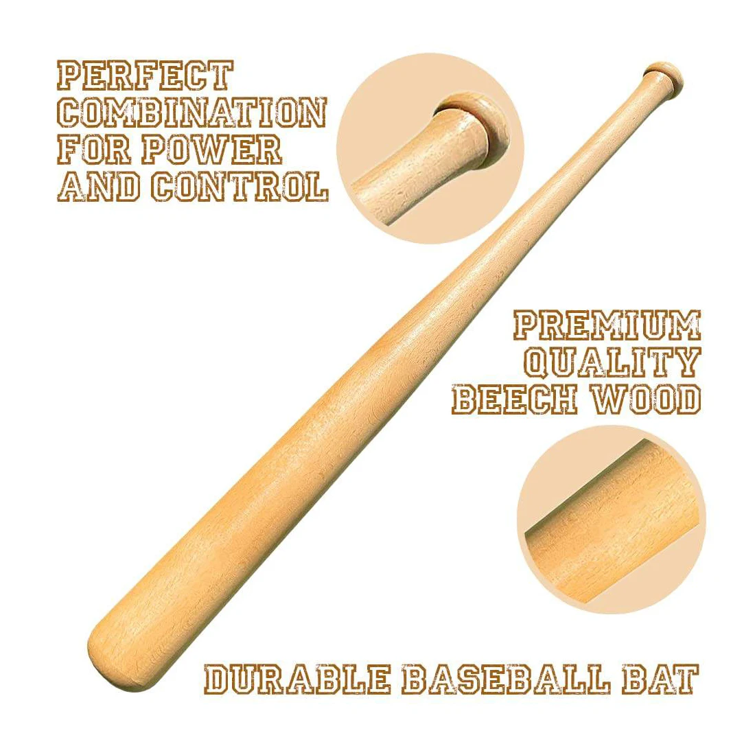 Oem Quality Painted 2023 Wood Baseball Bat Softball Bat Custom Logo