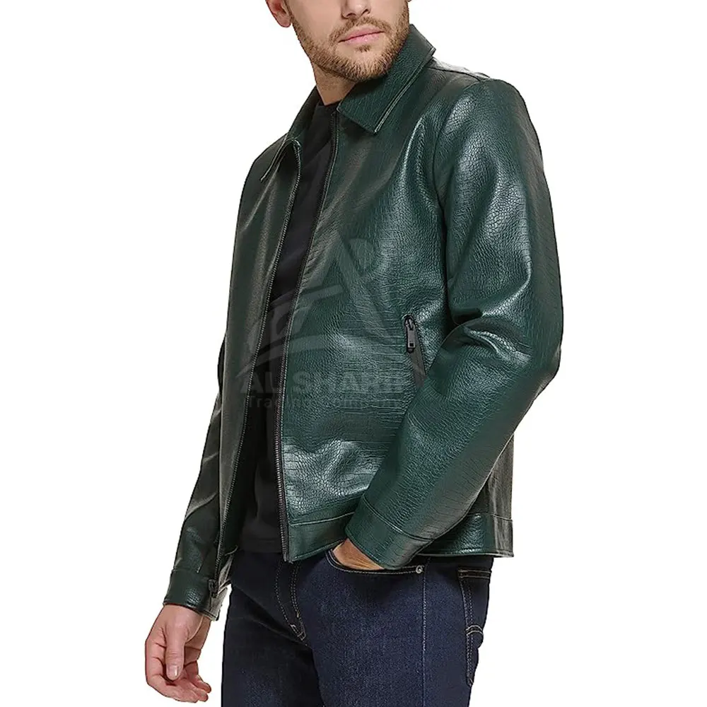 Most Popular High Quality Men Leather Jacket Pakistan Made Top Product