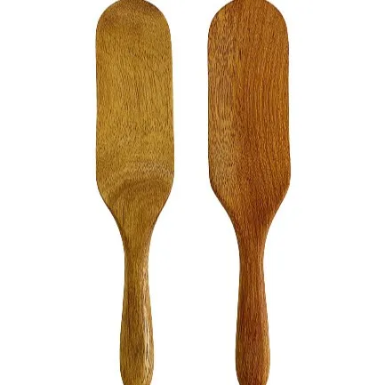 Handmade Kitchenware Item Wooden Spatula Wooden Spoons for Cooking in Variety Shapes Natural Red Wood Color