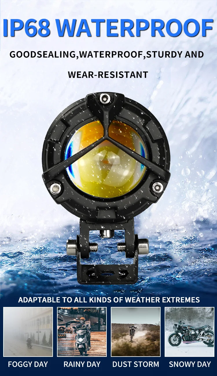 IP67 Waterproof ULTRA wide LED fog light for all weather