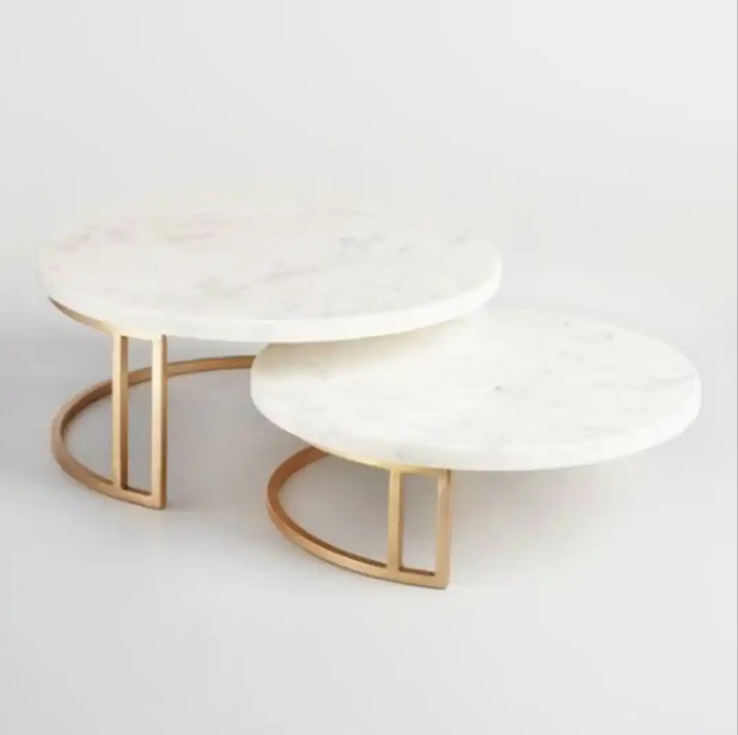 Журнальный стол Marble Topped Pedestal Coffee Table