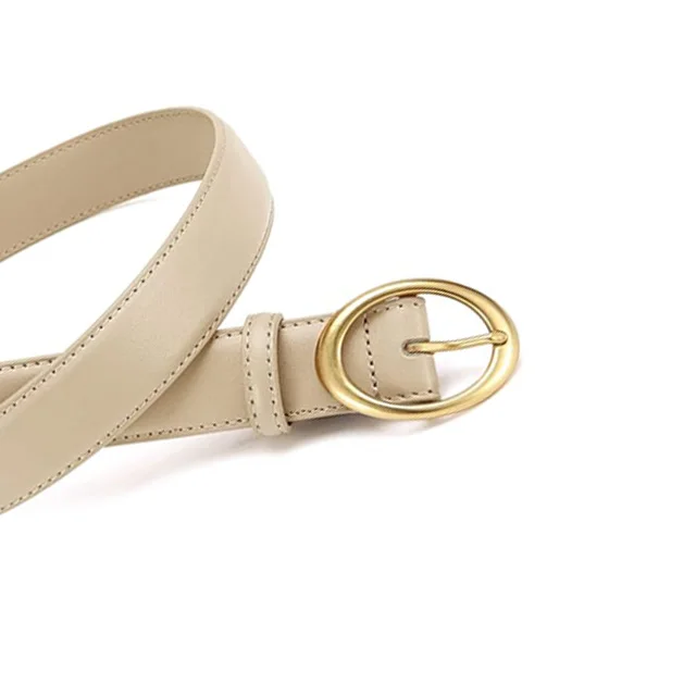 slim fit dress slacks Wide Coutout Leather Belt | Belts For Dresses | HAUTE CUIR 77 main image 0