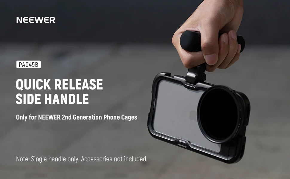 NEEWER PA045B/PA045S hızlı bırakma telefon kafesi yan kol