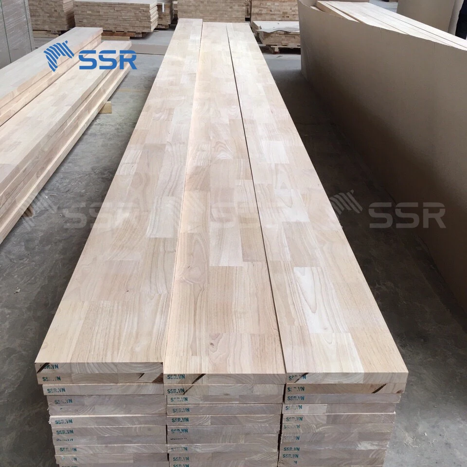 Ssr Vina Wood Stair Tread Rubberwood Stair Tread Stair Step For