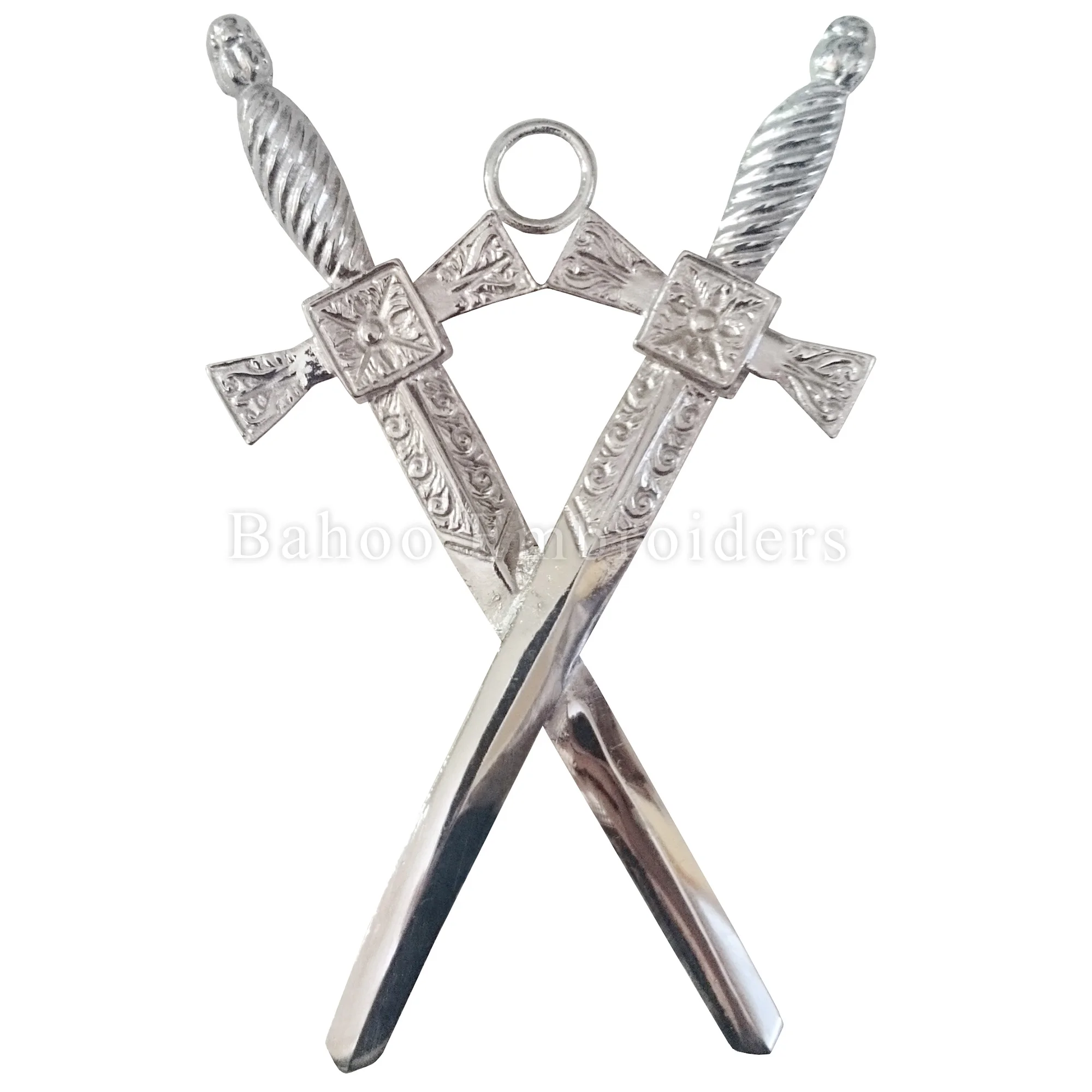 Masonic Craft Regalia Officers Collar Jewel Silver Plated - Inner Guard ...