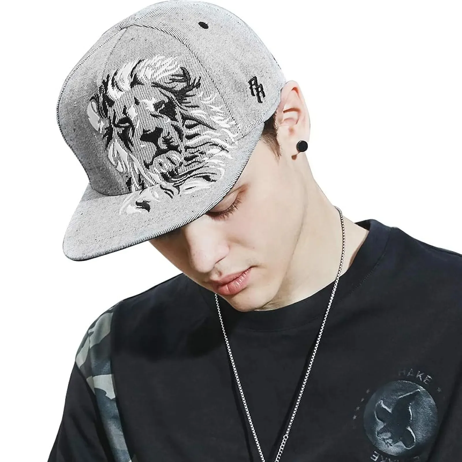 Hip Hop Fashion Classic Trucker Cap 3D Bone King Embroidery