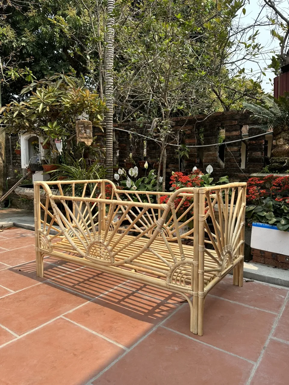 Indonesia Style Rattan Toddler And Kid Bed,Home Decoration Bed