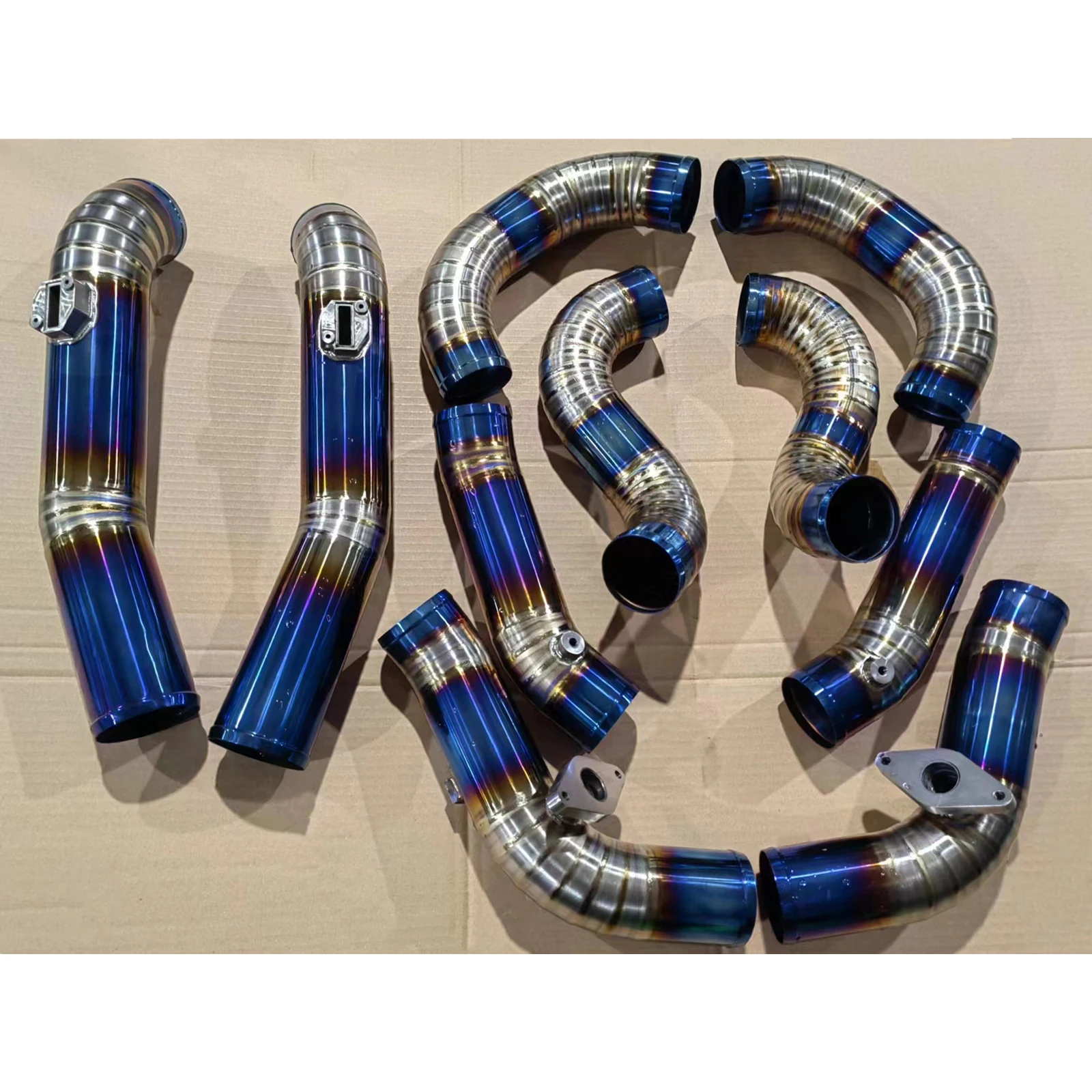 Custom Titanium Intercooler Piping Kit For Nissan Gtr R35 Gtr Vr38 Det