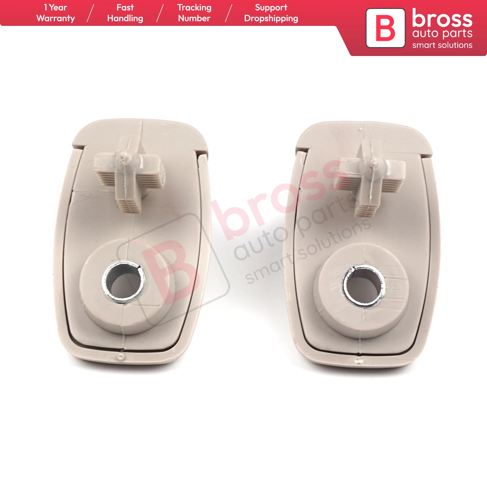 2 Clip Porta Visiera Parasole Per Auto – Gancio Di Supporto Interno – Sostituzione OEM 88217S01A01ZA – Per Honda Accord, Civic, CRV 1998-2011