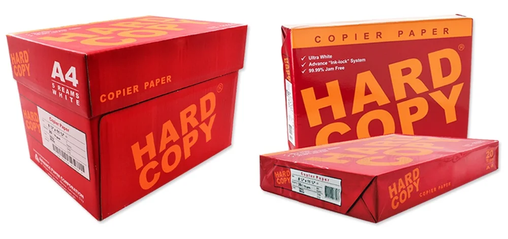 Reliable Hardcopy Bond Paper for All Printing Needs, A4 Size, 70gsm, 75gsm, and 80gsm