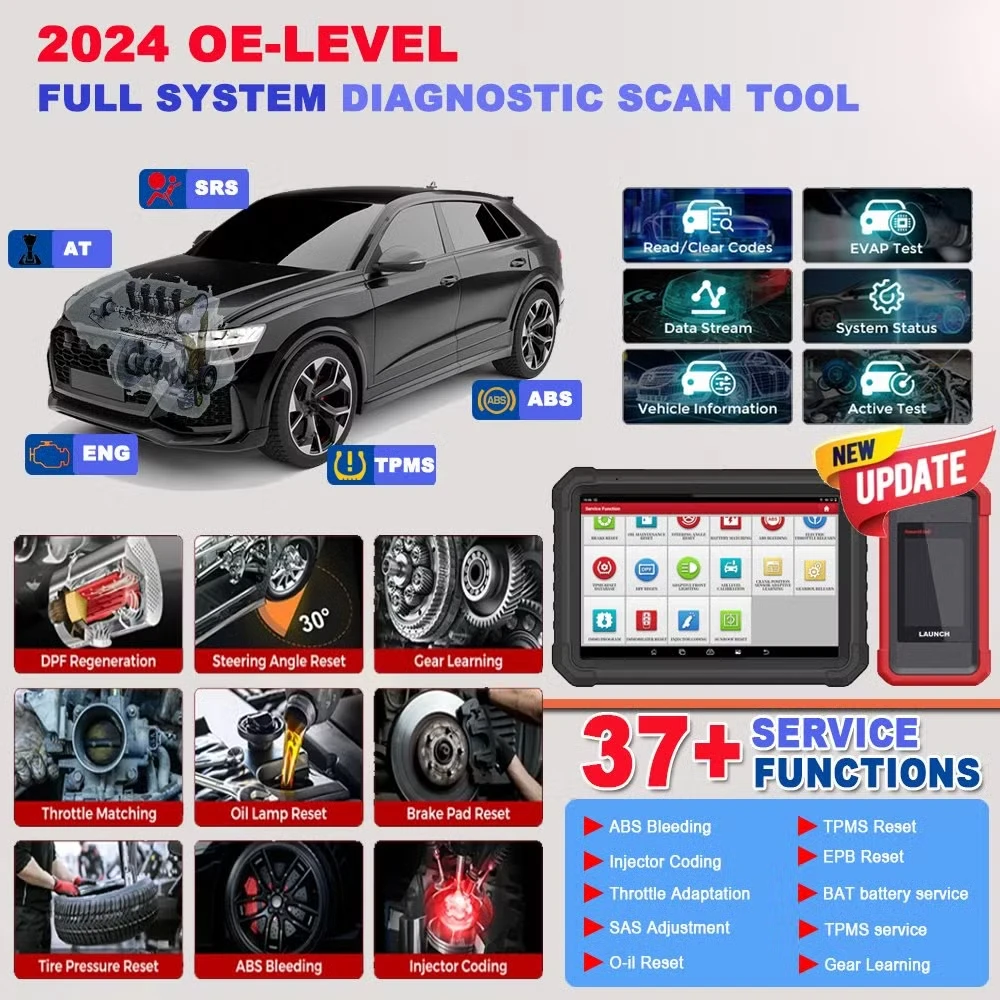 2024 Ra mắt Công cụ quét hai chiều Bluetooth X431 Pro3s + V5.0 Elite, Quét xe tải HD, Mã hóa trực tuyến, 41 + Đặt lại