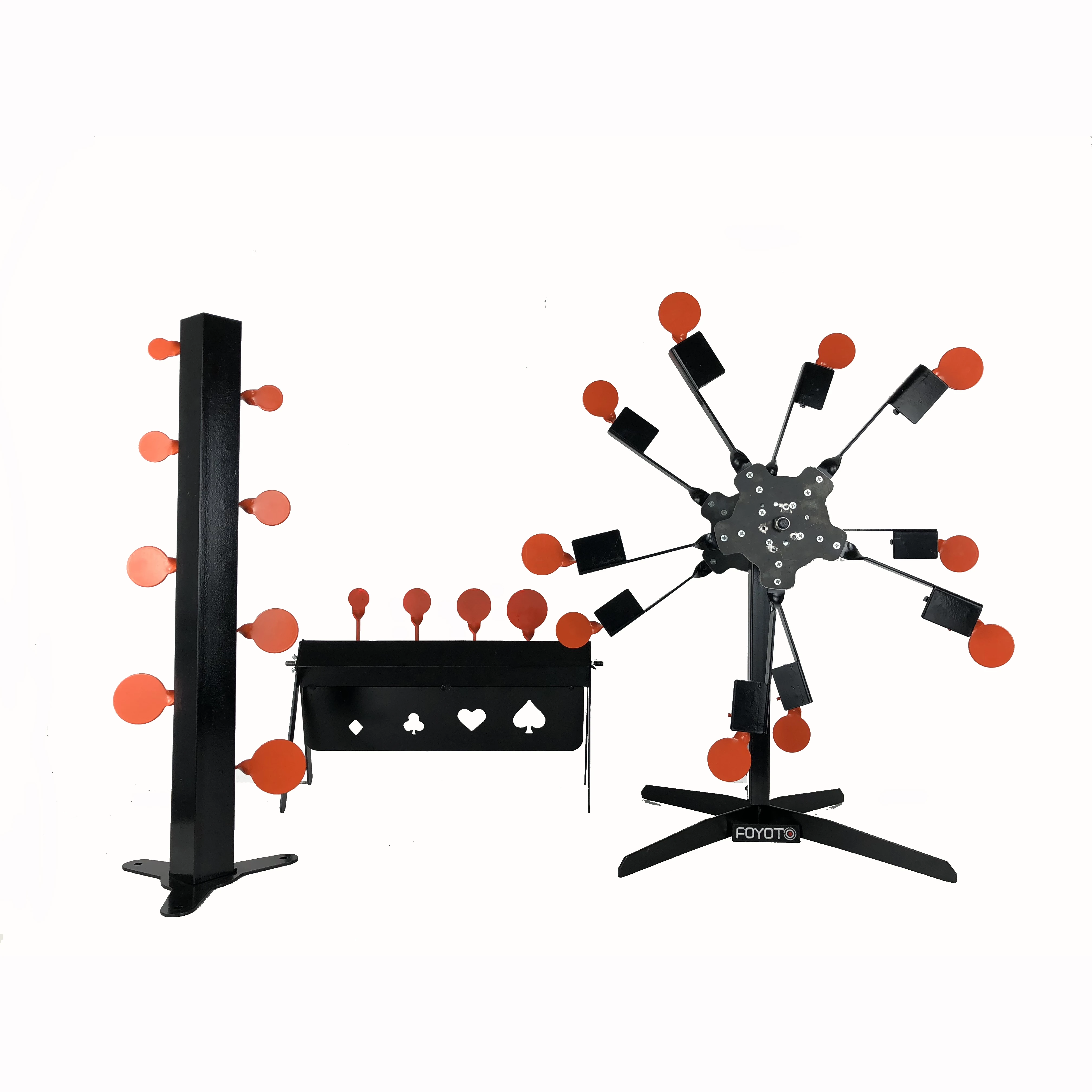 Cibles Auto-réinitialisables – Set De 2 Cibles Animales En Acier 3mm, Rotation 360°