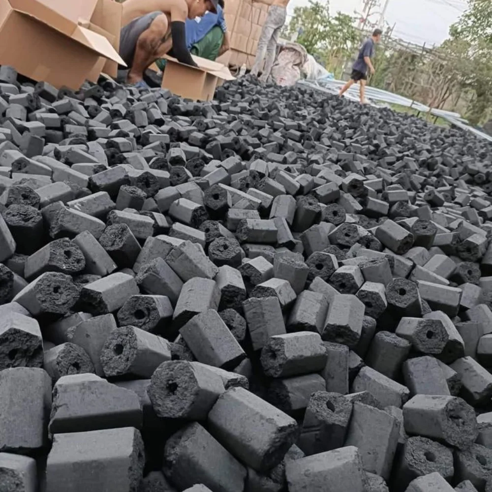 Hot Selling Coconut Charcoal Bbq Briquettes Ben Tre Warehouse Pure