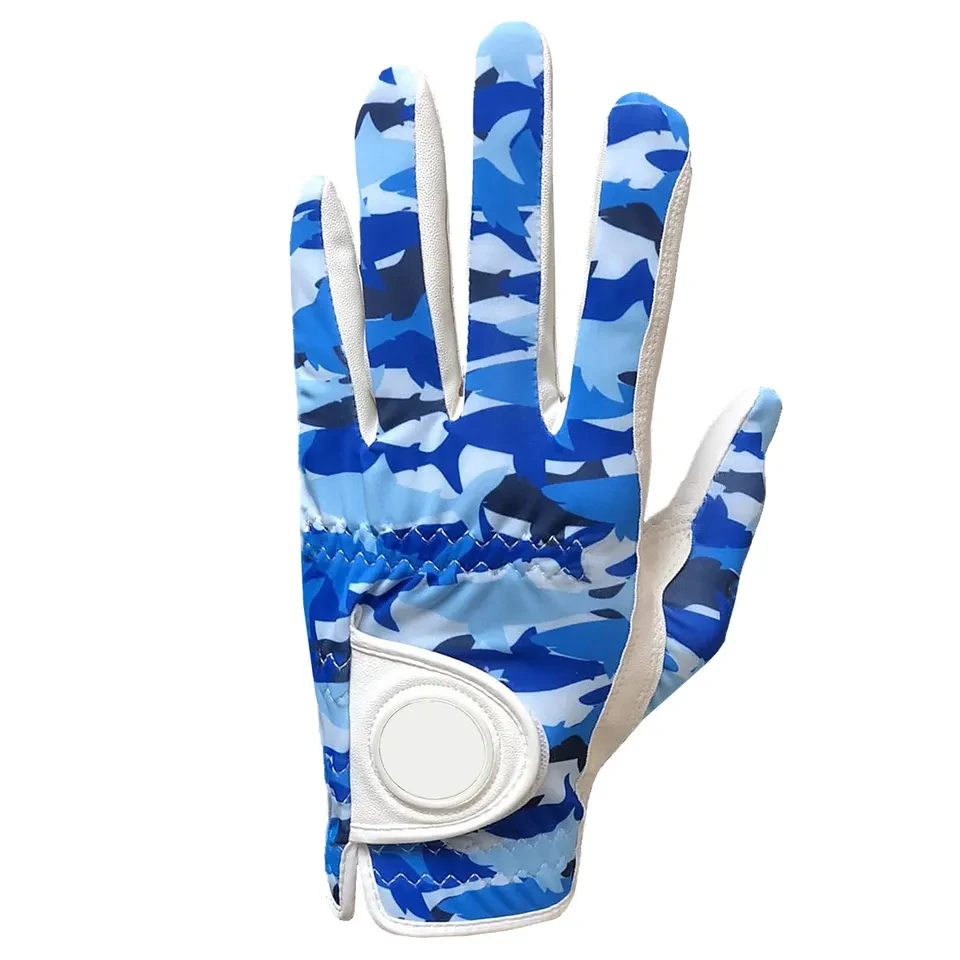 Sublimated Golf Gloves Customizable Palm Soft Men Leather Custom Unisex ...