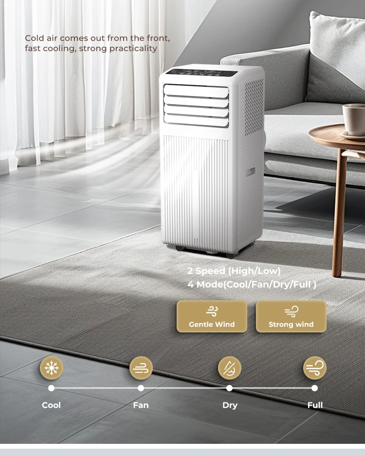 Mini Portable 9000BTU Electric LED Display Portable Air Conditioner with Remote Control Home Office RV Outdoor Use New Condition