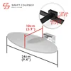 Holder (Chrome Plated) + Acrylic Shelf (Acrylic)